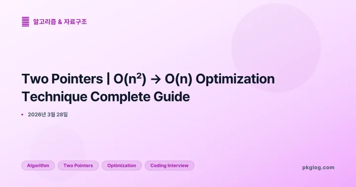 Two Pointers | O(n²) → O(n) Optimization Technique Complete Guide