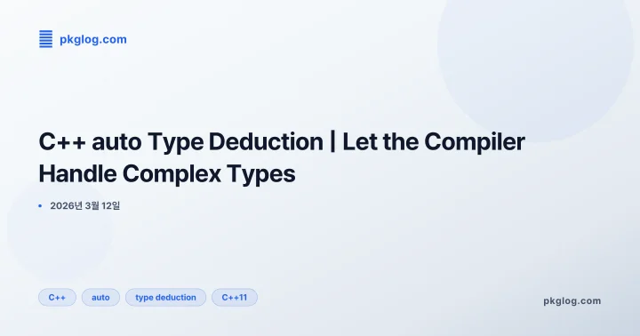 C++ auto Type Deduction | Let the Compiler Handle Complex Types