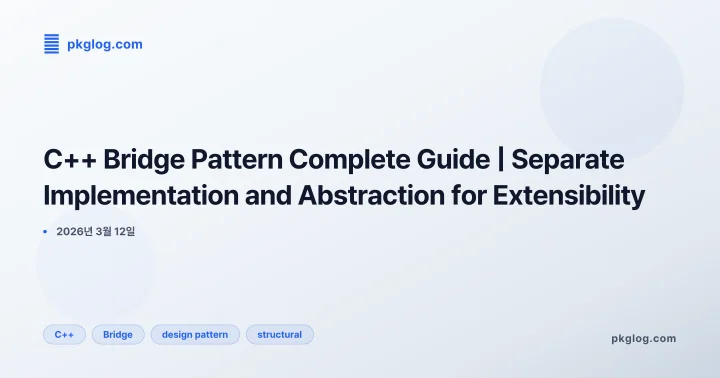 C++ Bridge Pattern Complete Guide | Separate Implementation and Abstraction for Extensibility
