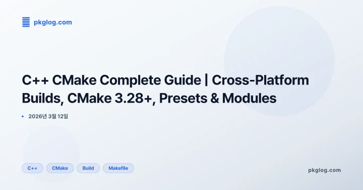 C++ CMake Complete Guide | Cross-Platform Builds, CMake 3.28+, Presets & Modules