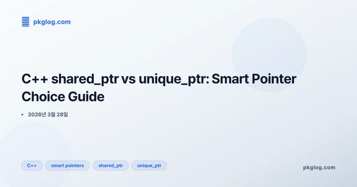 C++ shared_ptr vs unique_ptr: Smart Pointer Choice Guide