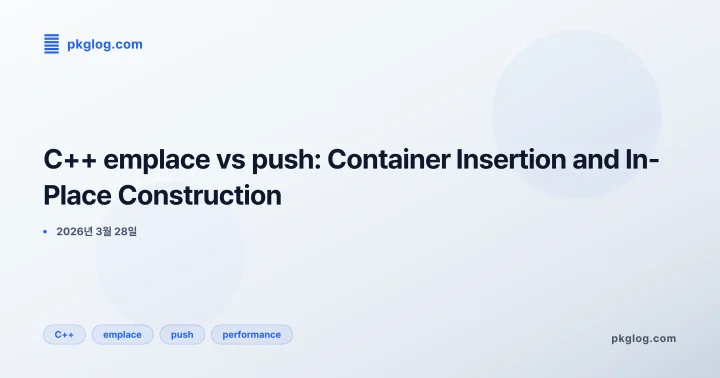 C++ emplace vs push: Container Insertion and In-Place Construction