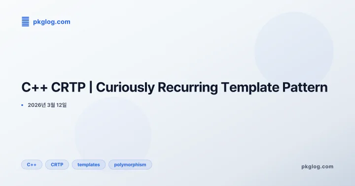 C++ CRTP | Curiously Recurring Template Pattern
