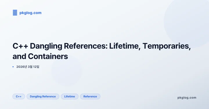 C++ Dangling References: Lifetime, Temporaries, and Containers