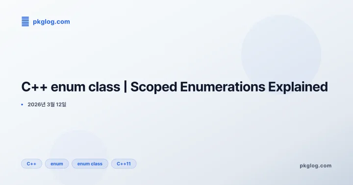 C++ enum class | Scoped Enumerations Explained