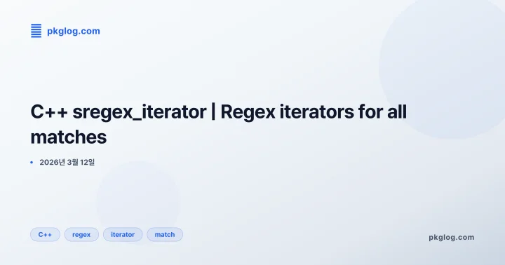 C++ sregex_iterator | Regex iterators for all matches