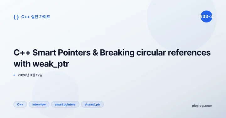 C++ Smart Pointers & Breaking circular references with weak_ptr [#33-3]