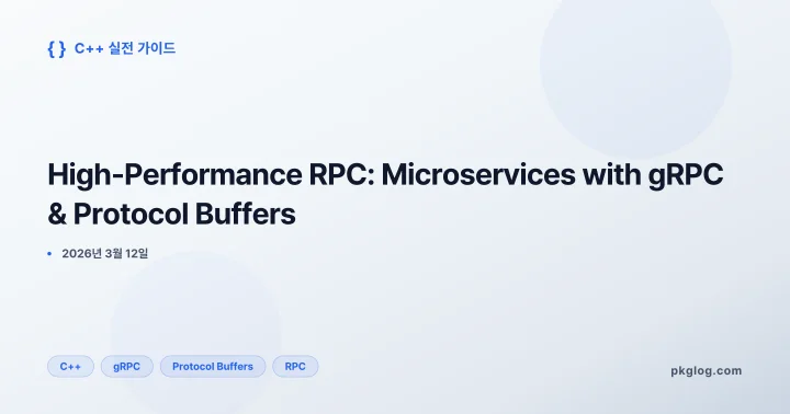 High-Performance RPC: Microservices with gRPC & Protocol Buffers