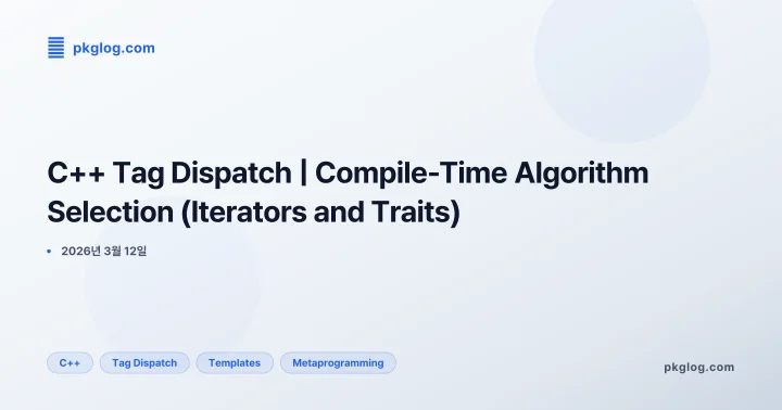C++ Tag Dispatch | Compile-Time Algorithm Selection (Iterators and Traits)