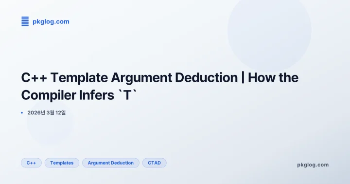 C++ Template Argument Deduction | How the Compiler Infers `T`