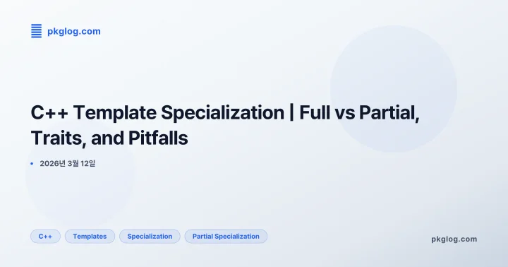 C++ Template Specialization | Full vs Partial, Traits, and Pitfalls