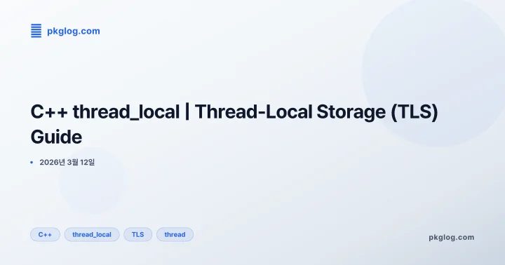 C++ thread_local | Thread-Local Storage (TLS) Guide