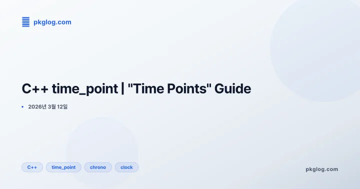 C++ time_point | "Time Points" Guide