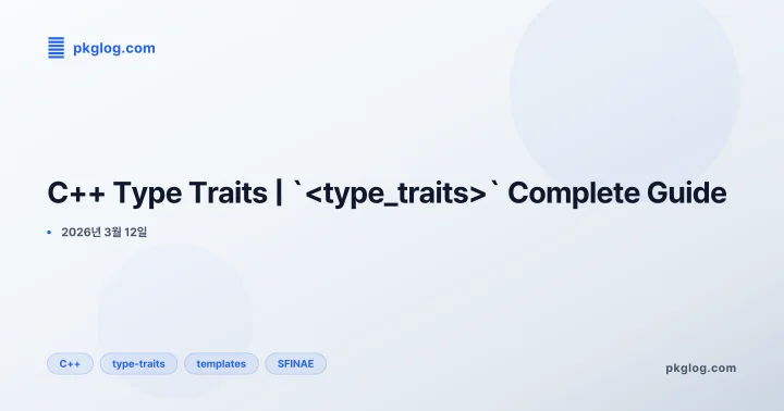 C++ Type Traits | `<type_traits>` Complete Guide