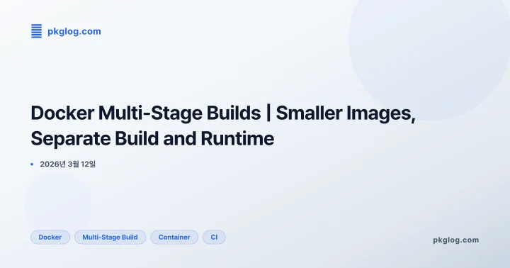 Docker Multi-Stage Builds | Smaller Images, Separate Build and Runtime