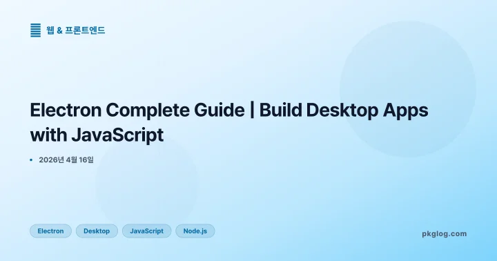 Electron Complete Guide | Build Desktop Apps with JavaScript
