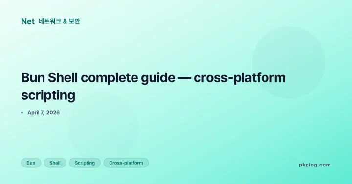 Bun Shell complete guide — cross-platform scripting