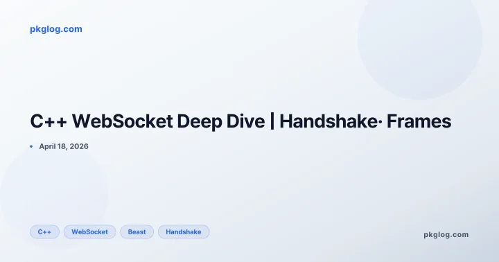 C++ WebSocket Deep Dive | Handshake· Frames
