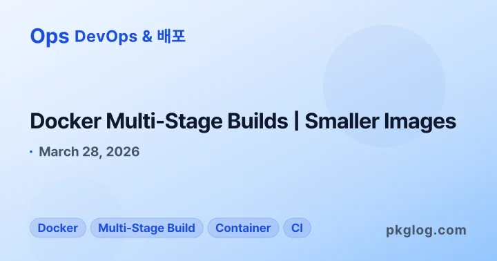 Docker Multi-Stage Builds | Smaller Images