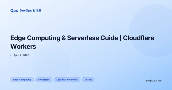 Edge Computing & Serverless Guide | Cloudflare Workers