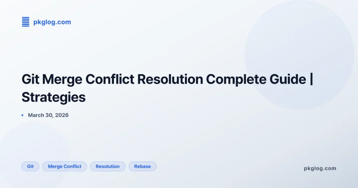 Git Merge Conflict Resolution Complete Guide | Strategies