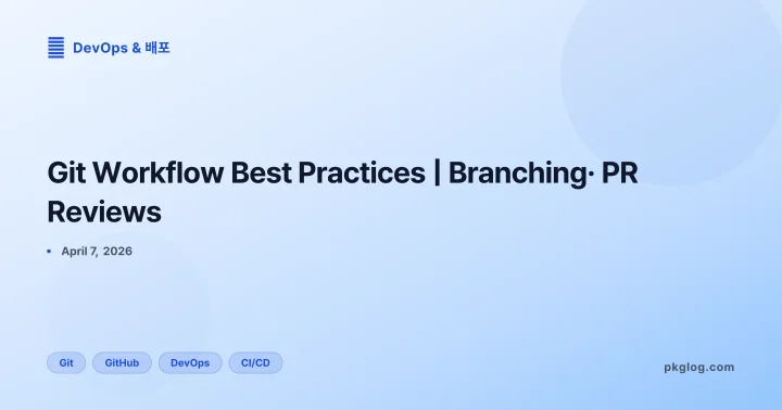 Git Workflow Best Practices | Branching· PR Reviews