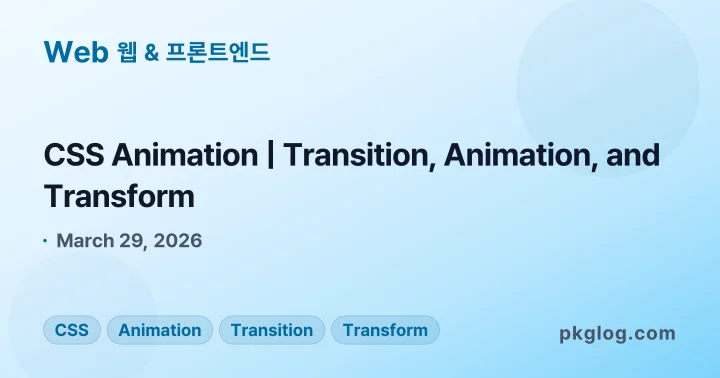 CSS Animation | Transition, Animation, and Transform