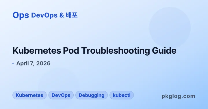 Kubernetes Pod Troubleshooting Guide