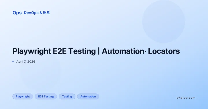 Playwright E2E Testing | Automation· Locators