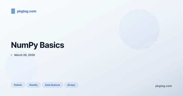 NumPy Basics