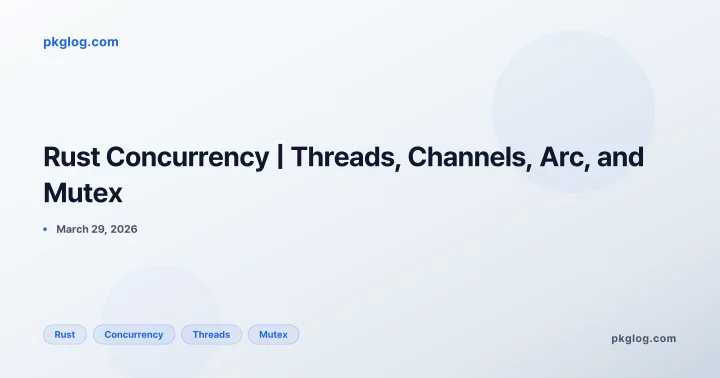 Rust Concurrency | Threads, Channels, Arc, and Mutex