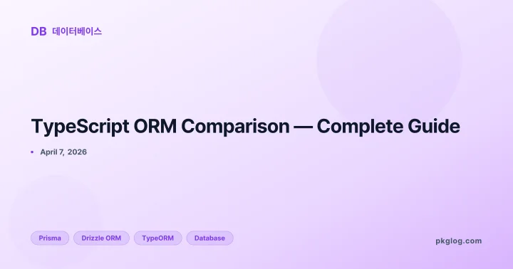 TypeScript ORM Comparison — Complete Guide