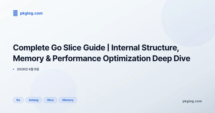 Complete Go Slice Guide | Internal Structure, Memory & Performance Optimization Deep Dive