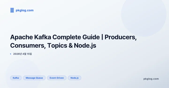 Apache Kafka Complete Guide | Producers, Consumers, Topics & Node.js