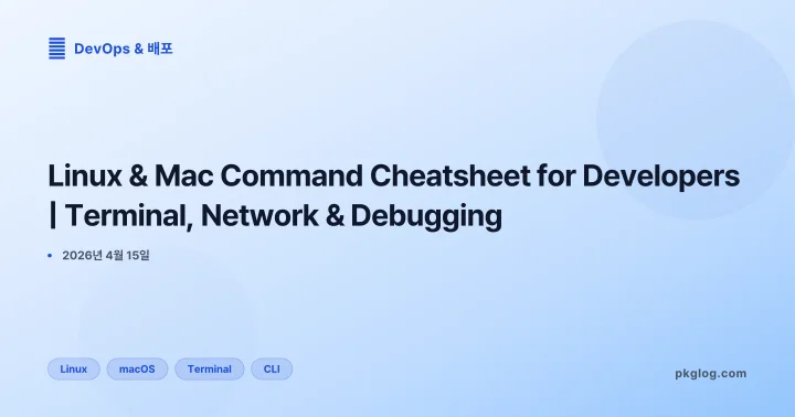 Linux & Mac Command Cheatsheet for Developers | Terminal, Network & Debugging