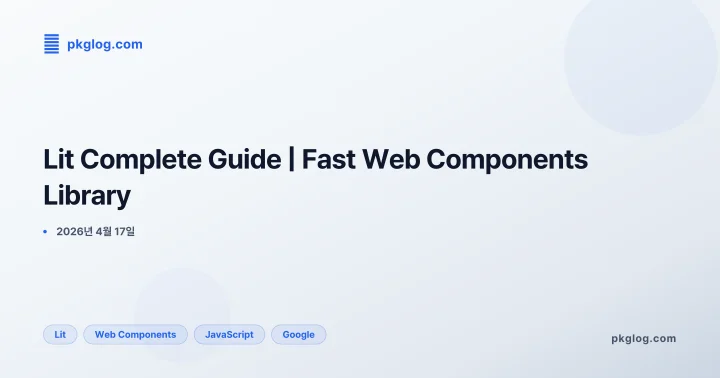 Lit Complete Guide | Fast Web Components Library