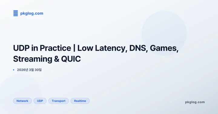 UDP in Practice | Low Latency, DNS, Games, Streaming & QUIC