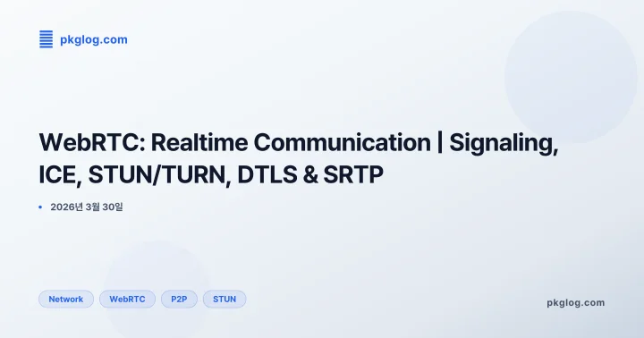 WebRTC: Realtime Communication | Signaling, ICE, STUN/TURN, DTLS & SRTP