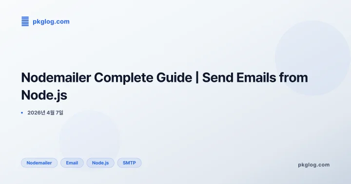 Nodemailer Complete Guide | Send Emails from Node.js