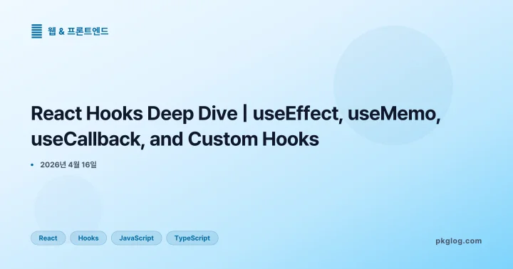 React Hooks Deep Dive | useEffect, useMemo, useCallback, and Custom Hooks