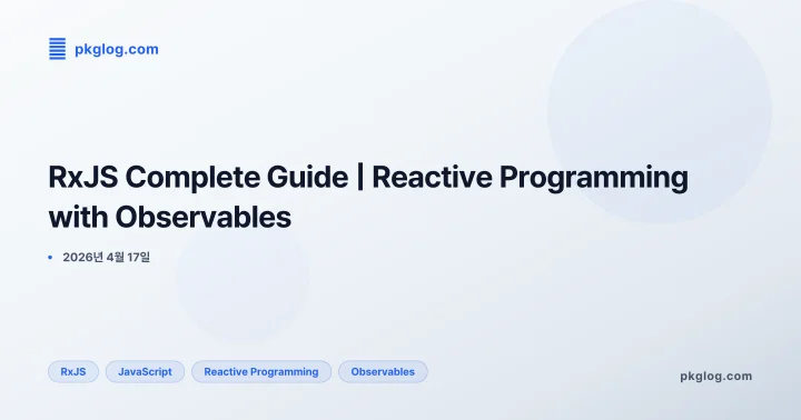 RxJS Complete Guide | Reactive Programming with Observables