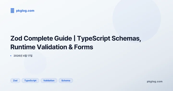 The Complete Zod Guide | TypeScript Schema Validation, Type Safety, Forms, APIs, and Production Use